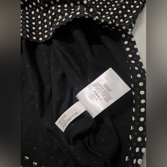 NEW Men black with white dots fashion t-shirt by Express size Small - Picture 6 of 6